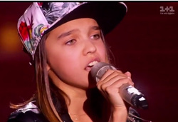 Юная певица отличилась на Украине