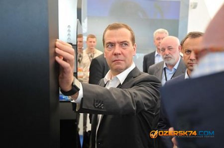 Дмитрий Медведев запустил в Челябинске завод нефтяных насосов