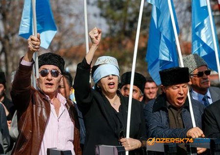 В Анкаре прошла акция против присоединения Крыма к России