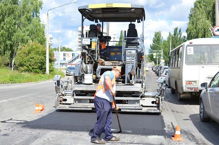 В округе выполняется ремонт улично-дорожной сети