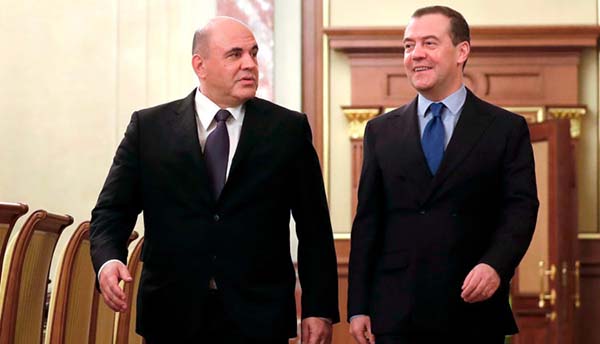 Мишустин не смог превзойти Медведева по рейтингу одобрения со стороны граждан
