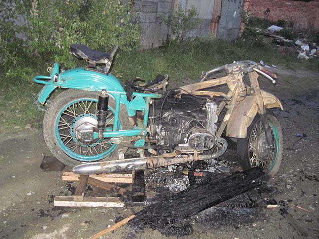 Сотрудниками полиции Озерска раскрыта кража мотоцикла из гаража