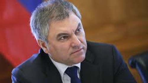 Вячеслав ВОЛОДИН, Председатель Государственной Думы Федерального собрания Российской Федерации