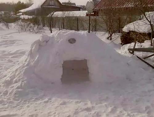 Кто тоже строил такие дома из снега?
